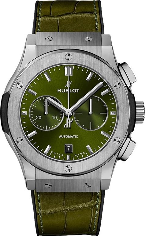 hublot 541.nx.8970.lr|Hublot Classic Fusion Green Sunray Dial Chronograph.